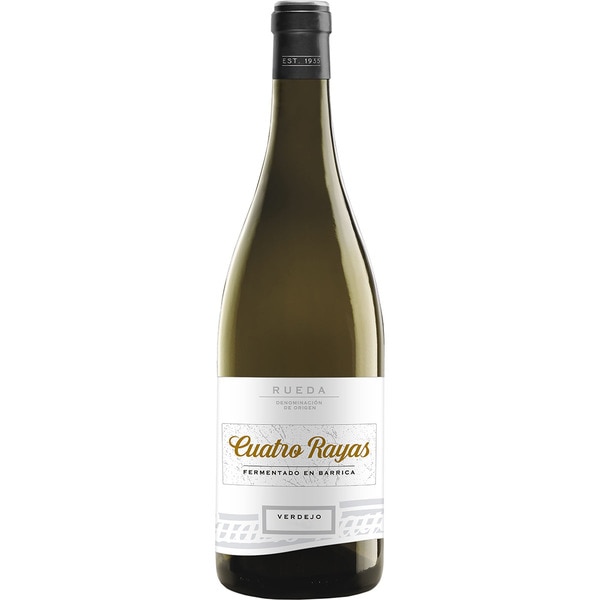 CUATRO RAYAS vino blanco fermentado en barrica DO Rueda botella 75 cl