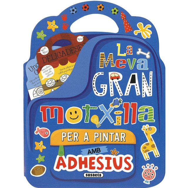 La meva gran motxilla per a pintar amb adhesius