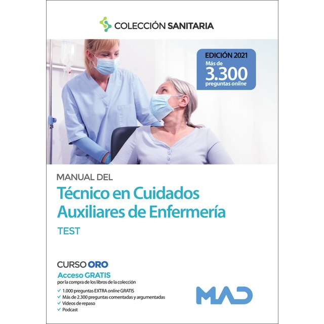 Manual Del Técnico En Cuidados Auxiliares De Enfermería. Test
