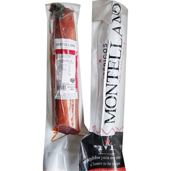 MONTELLANO lomo de bellota ibérico 50% raza ibérica peso aproximado pieza 1,50 kg
