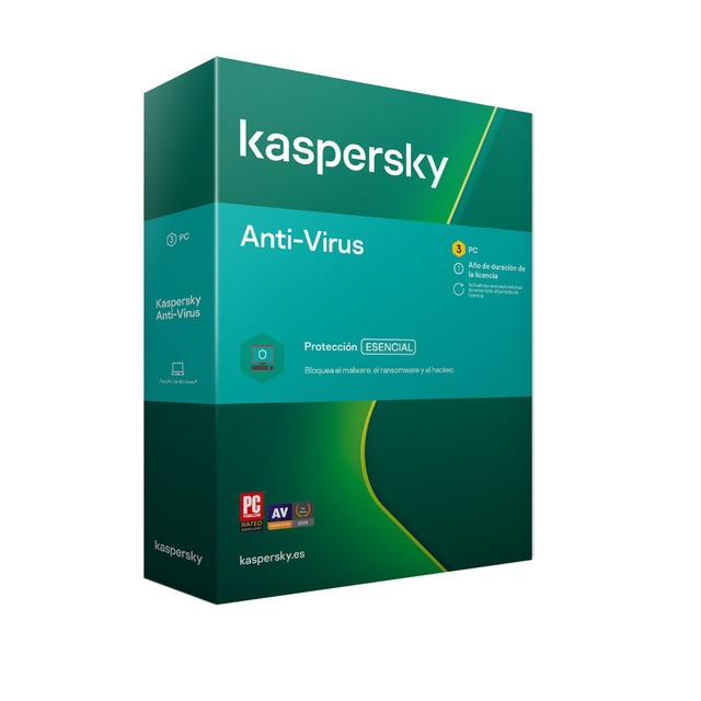 Kaspersky Antivirus 2020 3 dispositivos / 1 año de suscripción