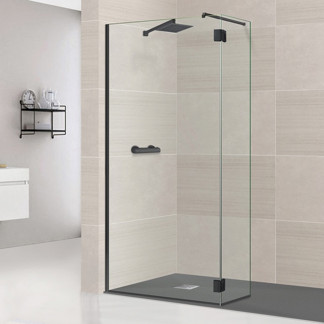 Imagen de Ibermampara Orión V Mampara 125 cm 195 cm vidrio 8 mm en OfertitasTOP