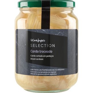 EL CORTE INGLES SELECTION Cardo troceado frasco 400 g neto escurrido