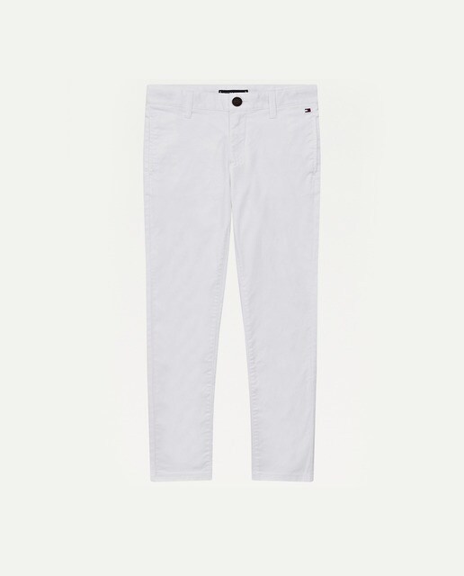 Pantalon chino garçon type skinny blanc. · Mode enfant · El Corte Inglés