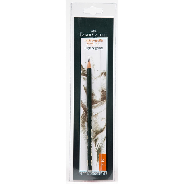 Blíster 1 Ecolápiz Grafito Castell 9000 5B Faber-Castell.