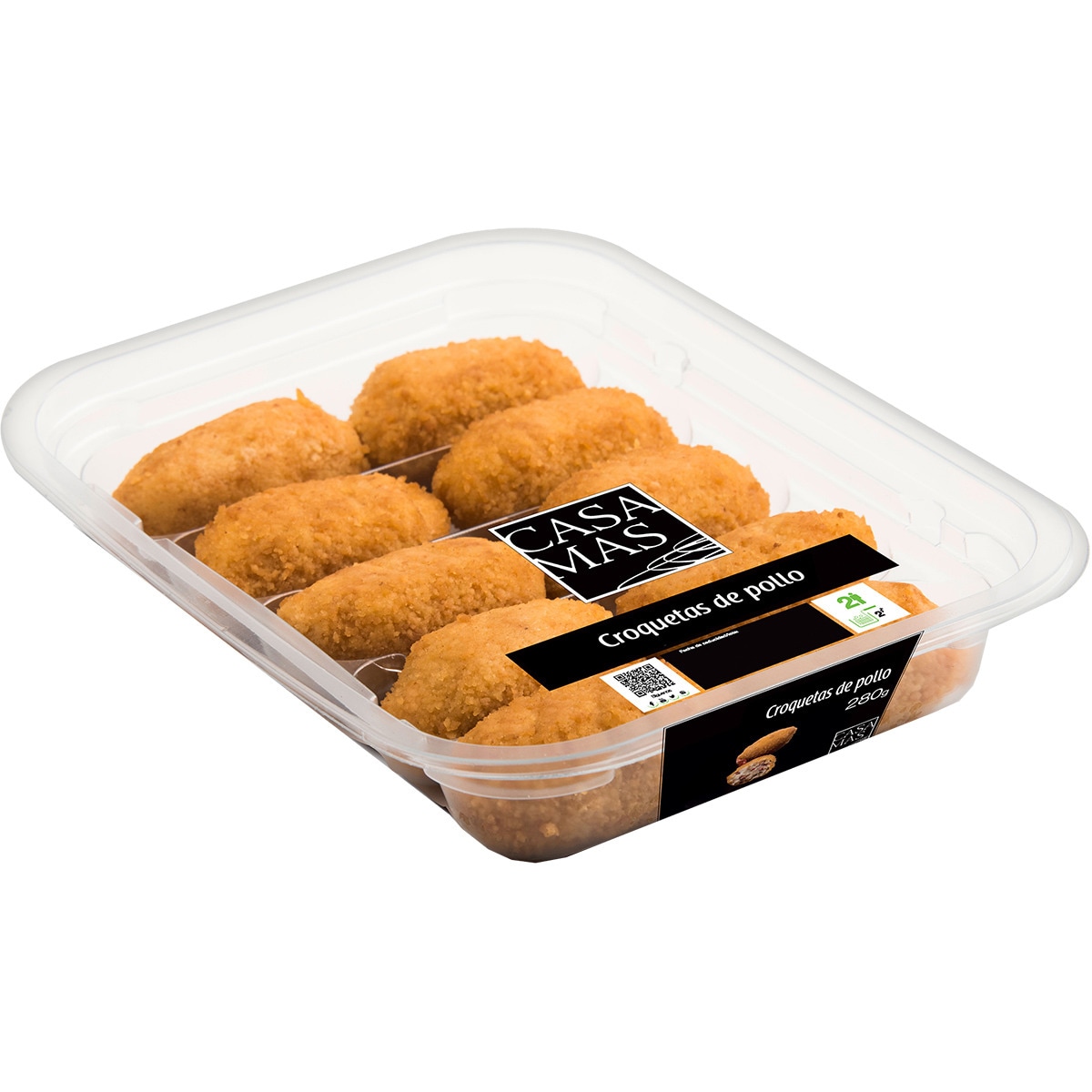 Croquetas de pollo 2 raciones envase 280 g · CASA MAS · Supermercado El