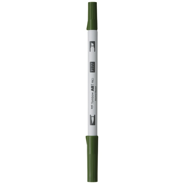 Rotulador Dual Brush ABT PRO Base Alcohol Doble Punta Tombow Dark Jade 177.