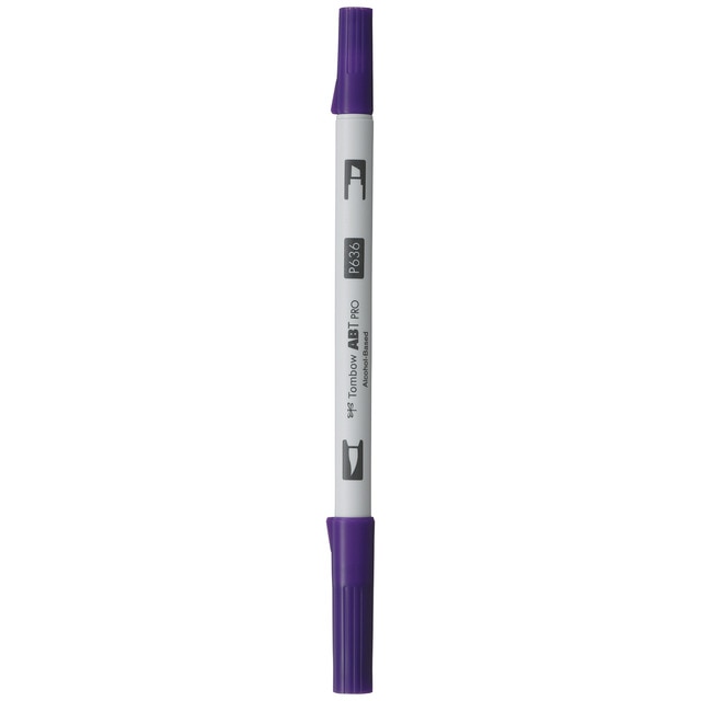 Rotulador Dual Brush ABT PRO Base Alcohol Doble Punta Tombow Imperial Purple 636.