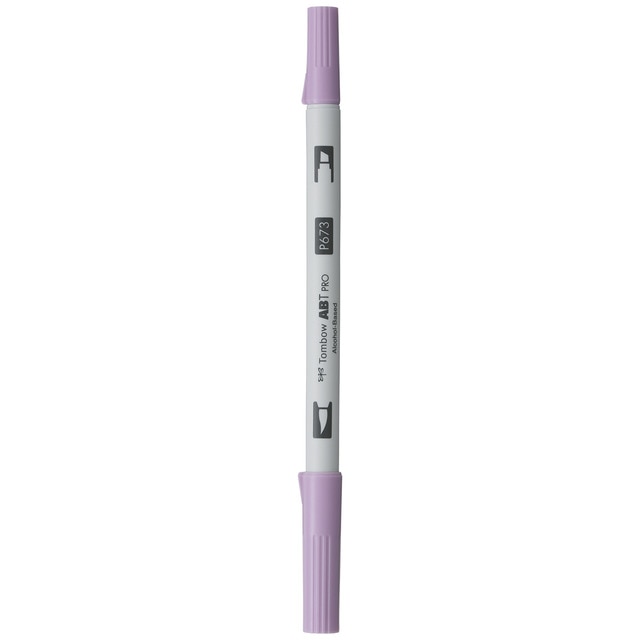 Rotulador Dual Brush ABT PRO Base Alcohol Doble Punta Tombow Orchid 673.