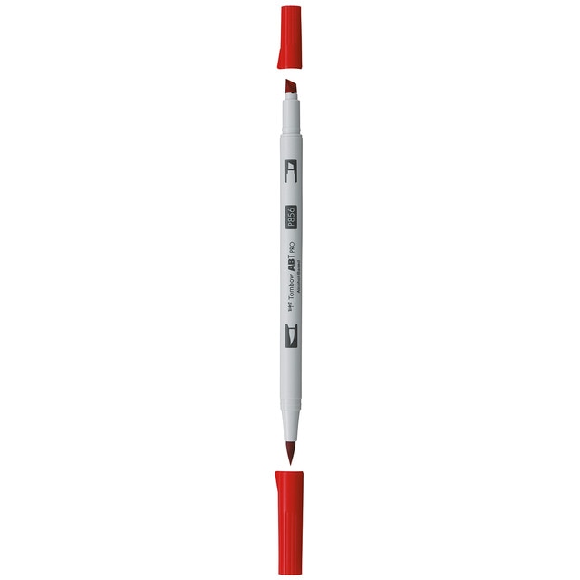 Rotulador Dual Brush ABT PRO Base Alcohol Doble Punta Tombow Chinese Red 856.