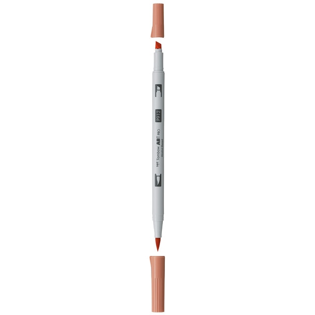 Rotulador Dual Brush ABT PRO Base Alcohol Doble Punta Tombow Pale Cherry 912.