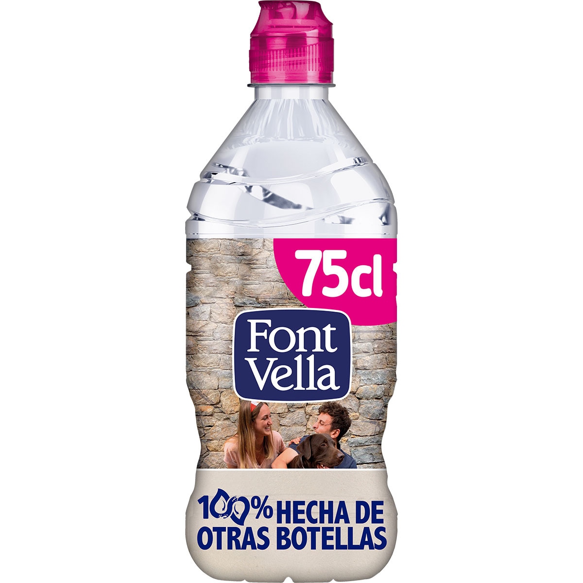 Comprar Agua Mineral Natural Botella 75 Cl Con Tapón Sport · Font Vella