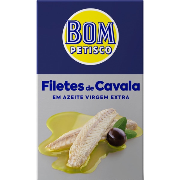 Filetes de Cavala em Azeite Virgem Extra lata 120 g