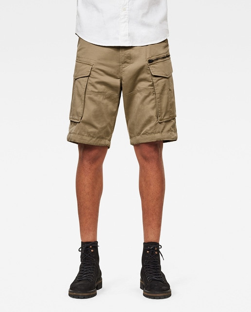 G-Star - Bermuda tipo cargo de hombre con algodón BCI marrón.