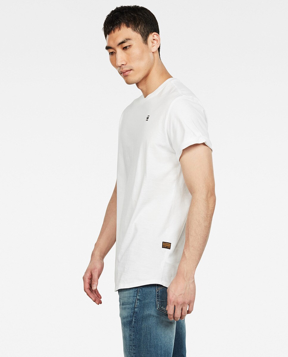 T-shirt de Manga Curta e Corte Relaxed Branco-4