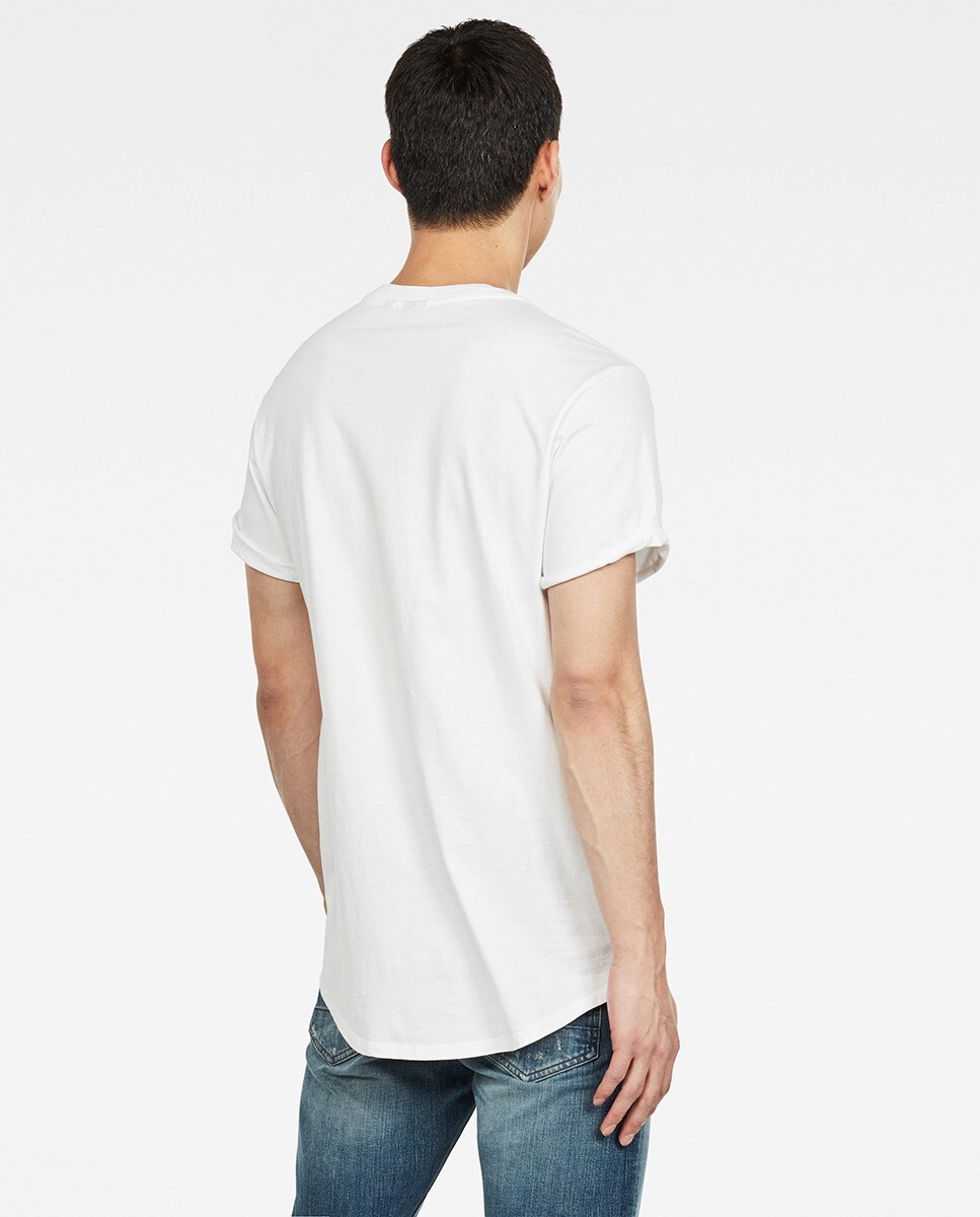 T-shirt de Manga Curta e Corte Relaxed Branco-2