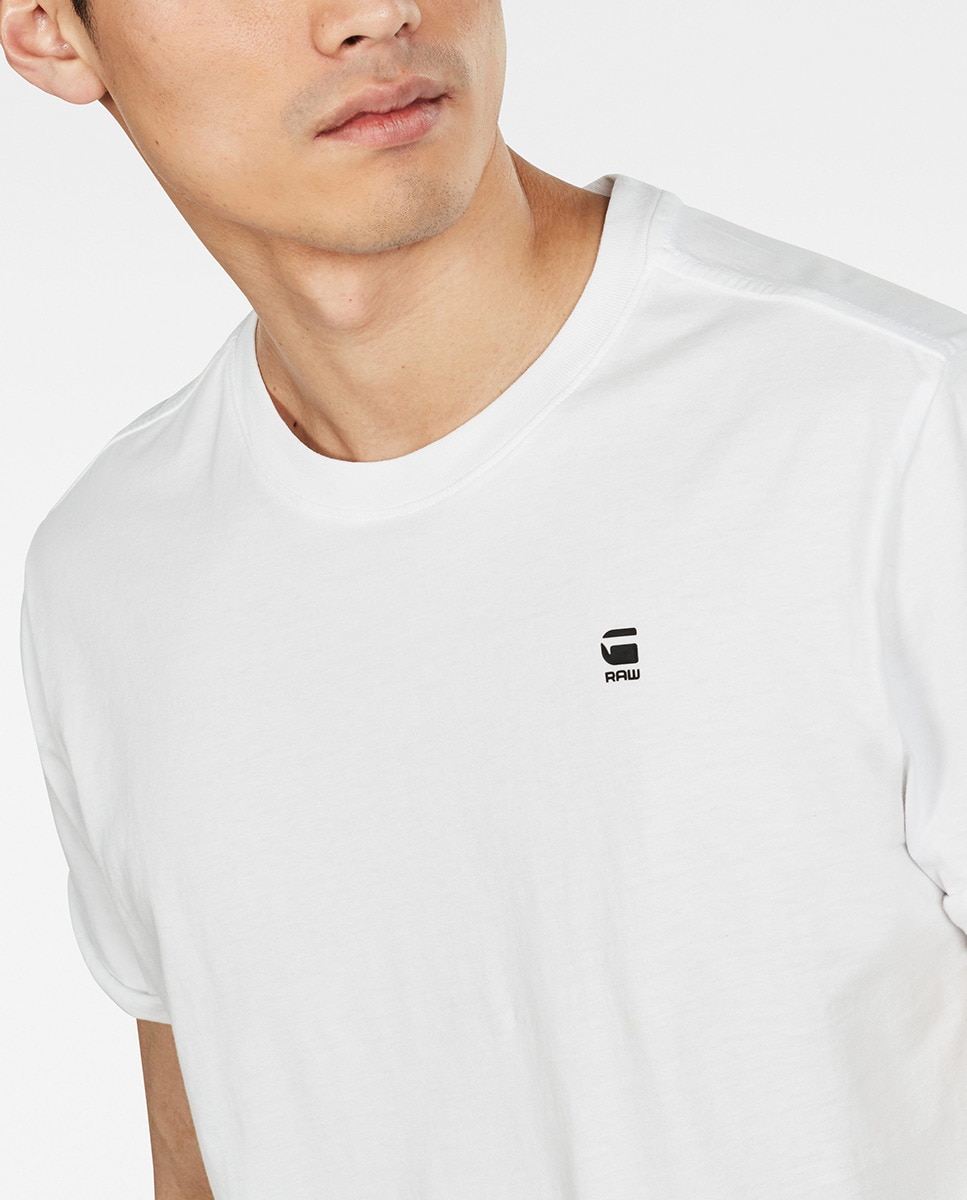 T-shirt de Manga Curta e Corte Relaxed Branco-3