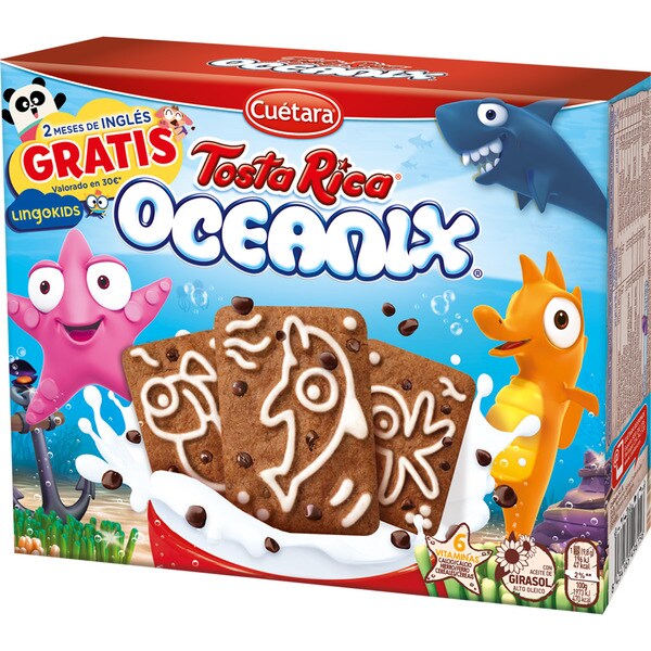 Comprar Oceanix Galletas Con Pepitas De Chocolate Paquete 480 G ...