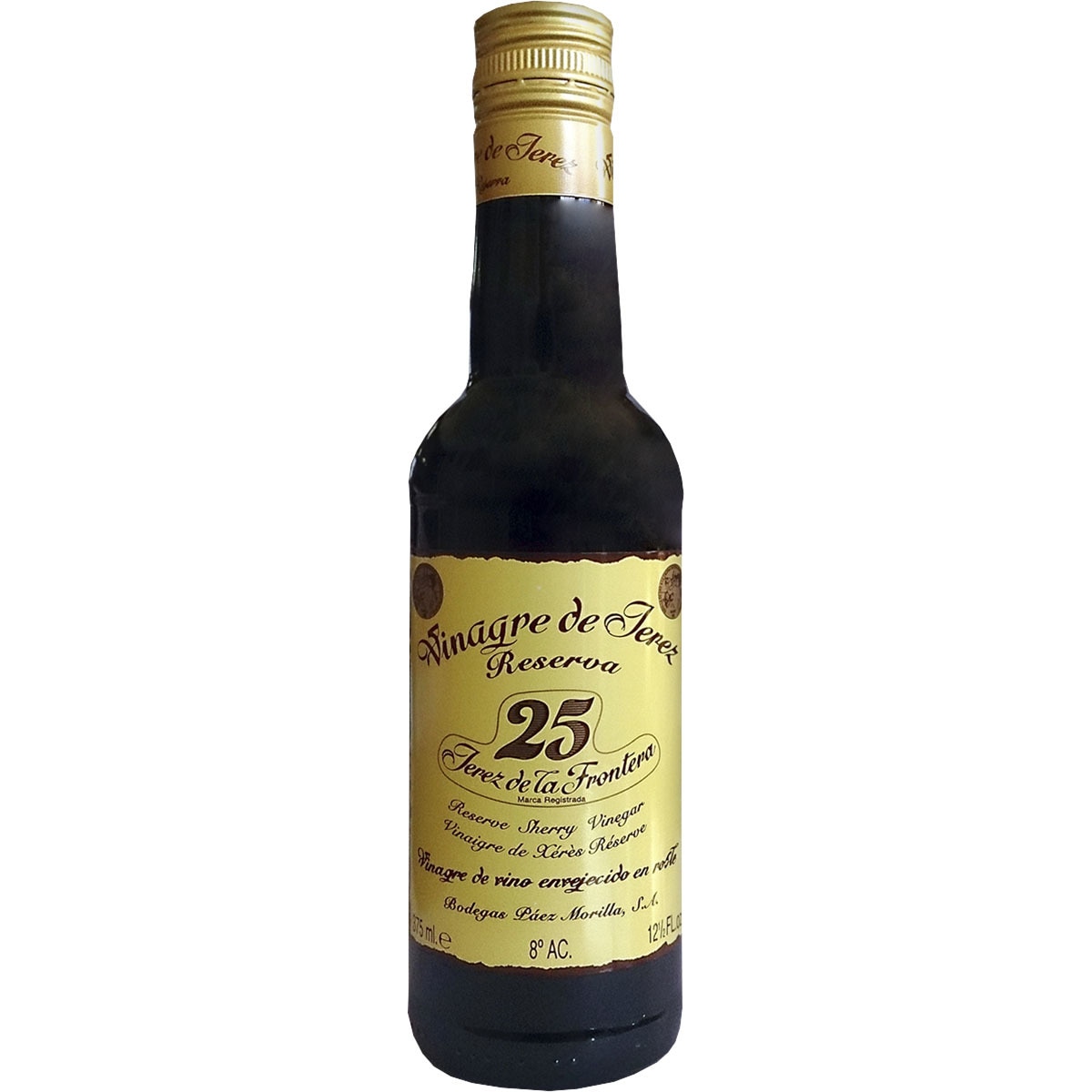 Vinagre de Jerez Reserva botella 375 ml · PAEZ MORILLA · Supermercado