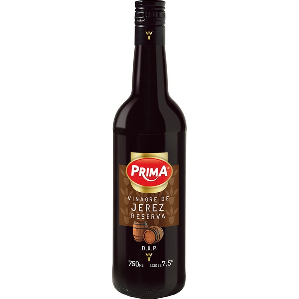 PRIMA vinagre de Jerez Reserva DOP Vinagre de Jerez botella 750 ml