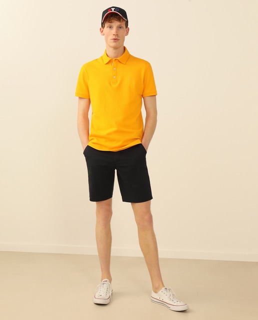 mens navy blue chino shorts