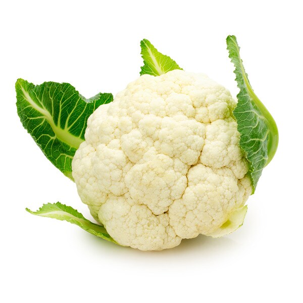 Coliflor con hoja pieza 1 kg