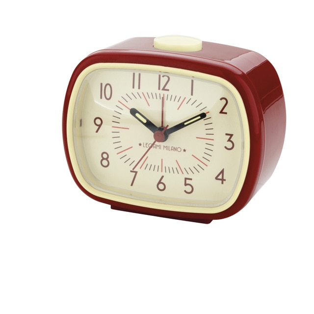 Reloj Despertador Vintage Legami Rojo.