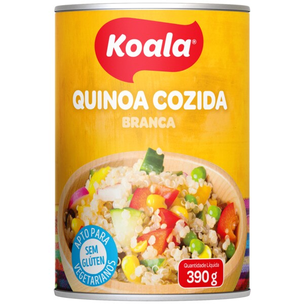 Comprar Quinoa Cozida Branca lata 390 g · Koala · Supermercado El Corte