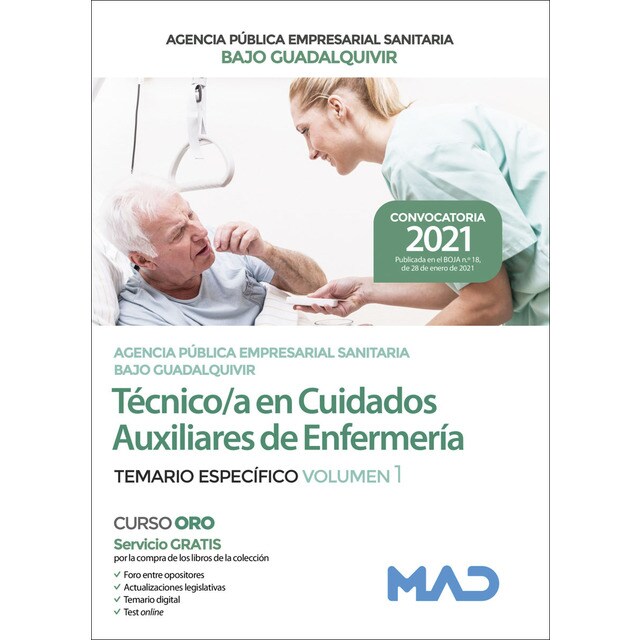 Técnico/a en cuidados auxiliares de enfermería de la agencia pública empresarial sanitaria bajo guadalquivir. Temario específico v