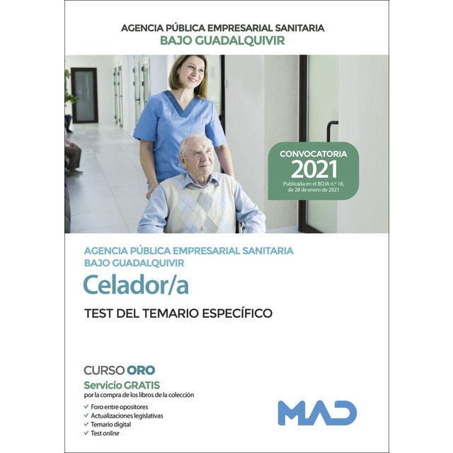 Celador/a de la agencia pública empresarial sanitaria bajo guadalquivir. Test del temario específico