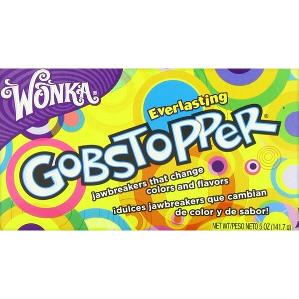 WONKA Gobstopper Jawbreakers golosinas que cambia de color y sabor bolsa 142 g