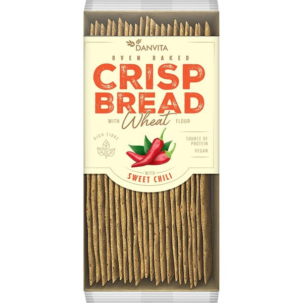 DANVITA pan plano de chile dulce envase 130 g