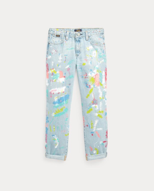 Jean Fille Bleu Avec Taches De Peinture Mode Enfant El Corte Ingles