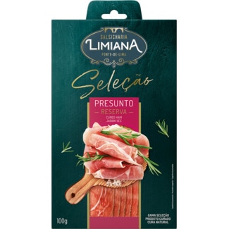 Salsicharia Limiana Presunto Reserva Seleção em Fatias unidade 100 g