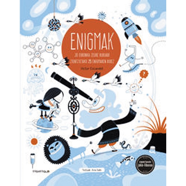 Imagem 0 de Enigmak 2. Jo erronka zeure buruari zientzietako 25 enigmaren bidez(Tapa dura)