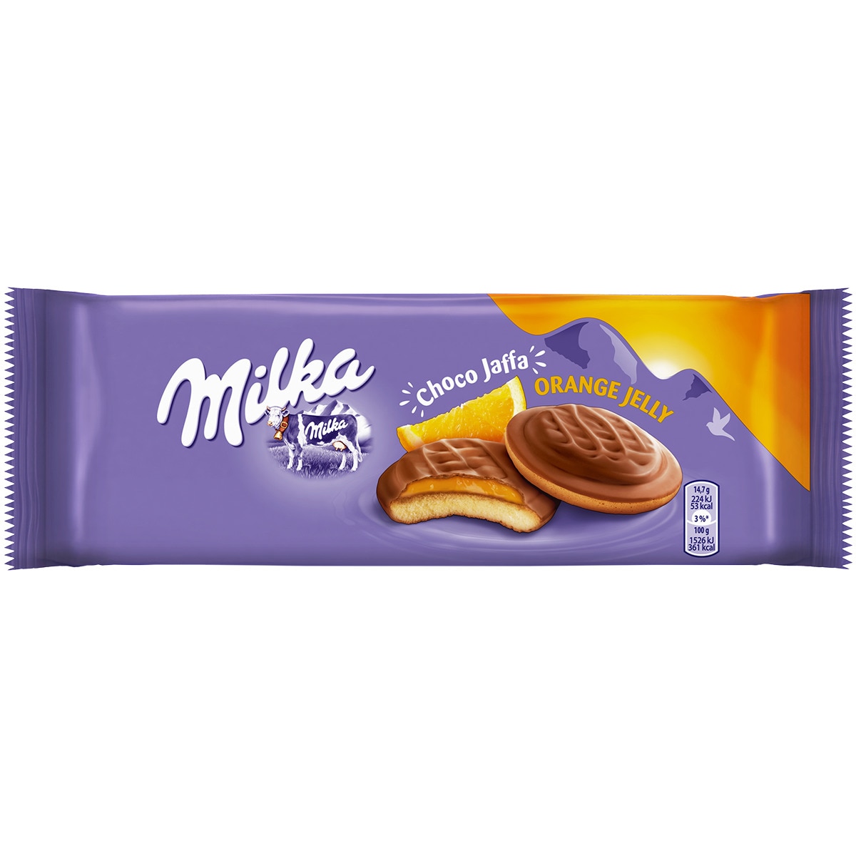 Bolachas De Chocolate Com Recheio De Laranja Embalagem 147 G · Milka