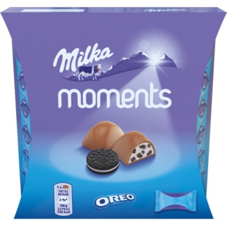 Milka Moments Chocolates de Oreo embalagem 97 g