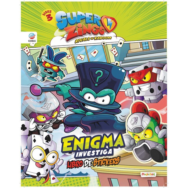 Libro de Stickers Superzings Series 3 - España (Tapa blanda)