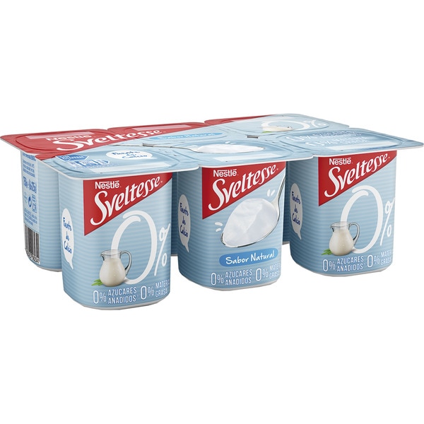 Buy Fatfree plain yogurt no added sugar 6pack units 125 g · NESTLE