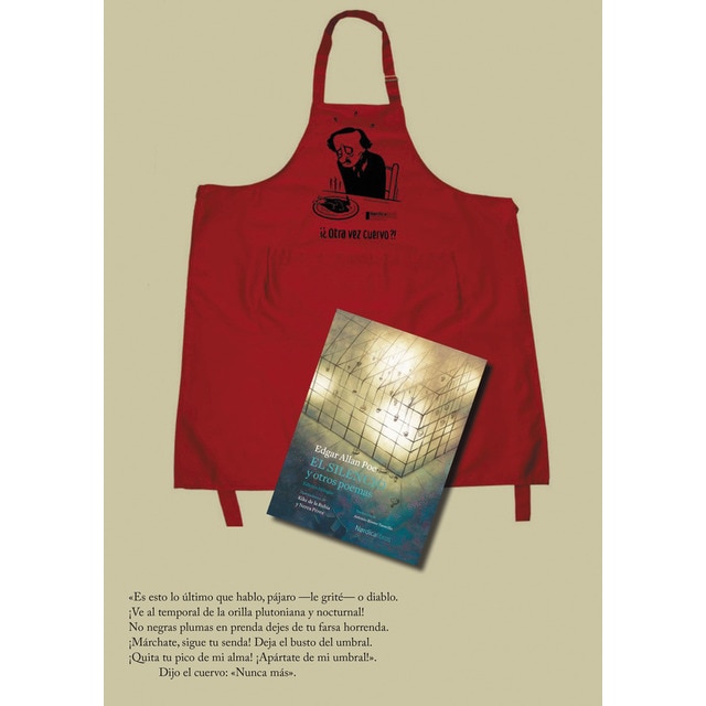 Pack edgar allan poe: libro el silencio + delantal max (Tapa blanda)