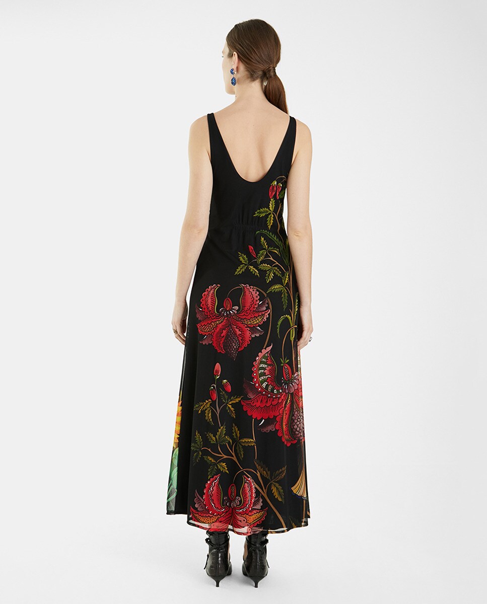 Robe longue créée par M. Christian Lacroix pour Desigual · Desigual