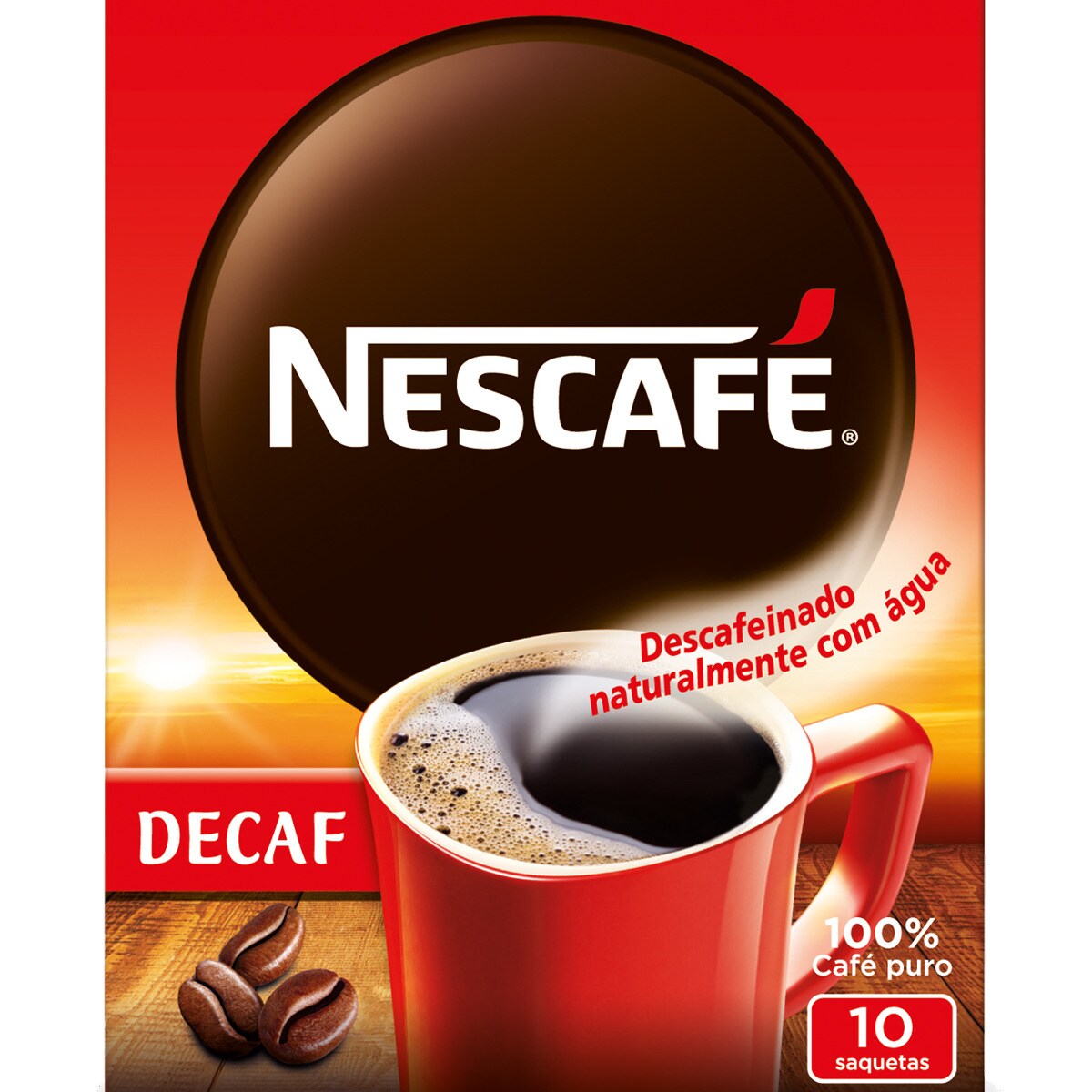 Comprar Café Solúvel Descafeinado 10 Saquetas embalagem 20