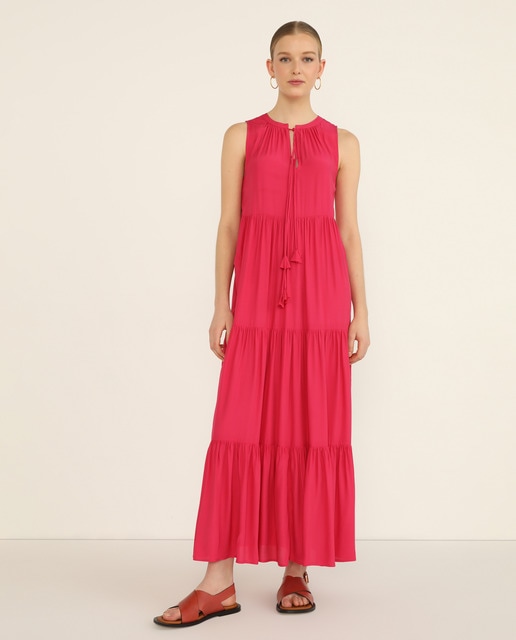 Sleeveless loosefitting midi dress · Fórmula Joven · Fashion · El