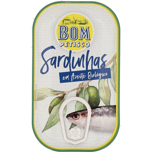 Sardinhas em Azeite Biológico lata 120 g