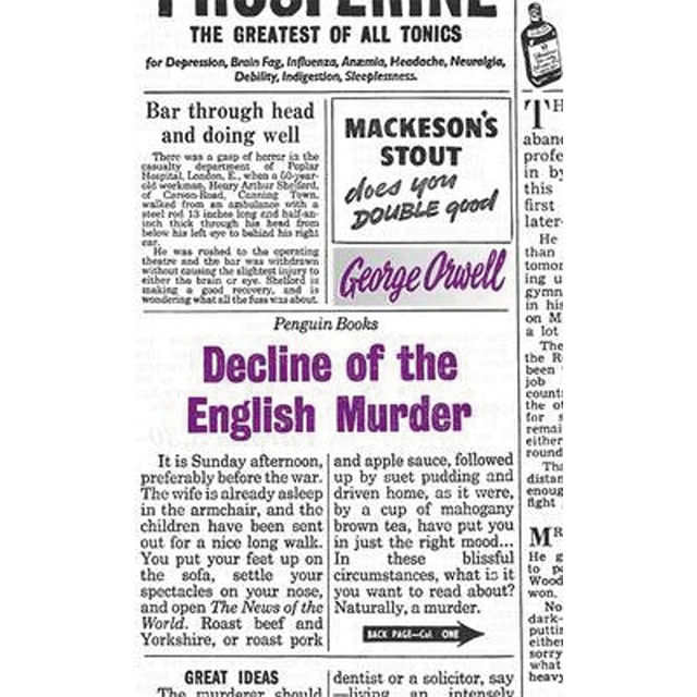 Decline of the english murder