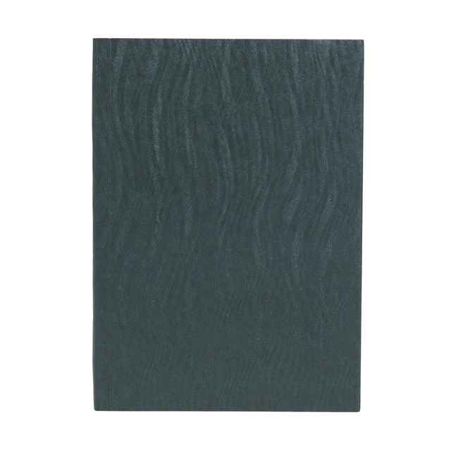 Libreta Lisa A6 Yuko-Ori Paper-Oh Gris Metálico.