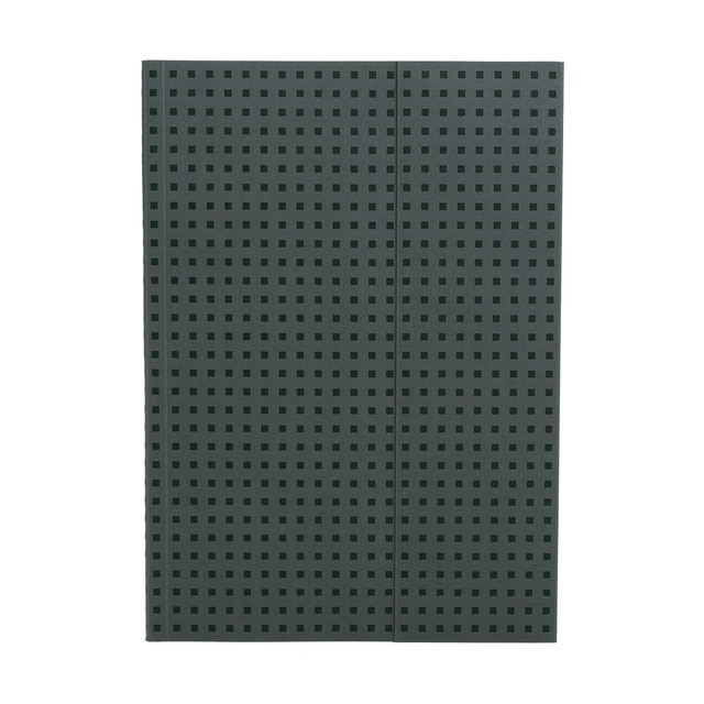 Libreta Quadro A4 Rayada Paper-Oh gris y negro.