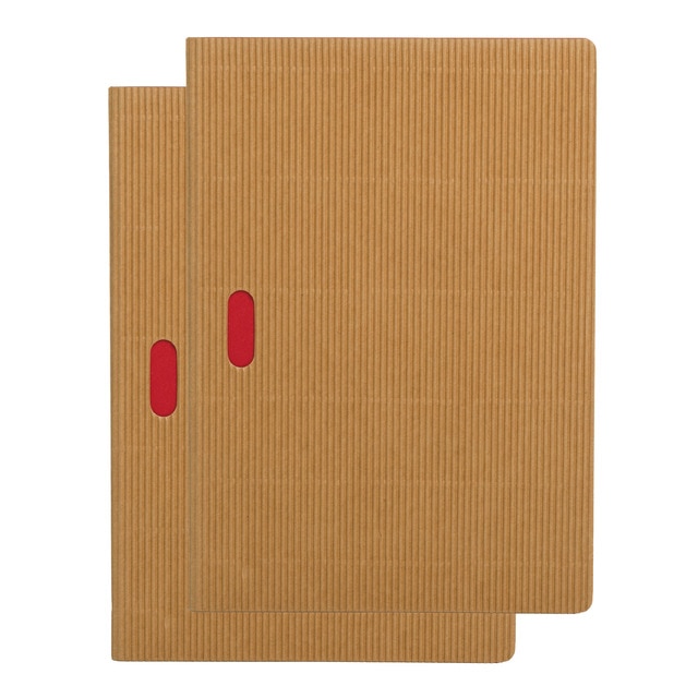 Pack 2 Libretas Rayadas A5 Cahier Ondulo Paper-Oh Natural.