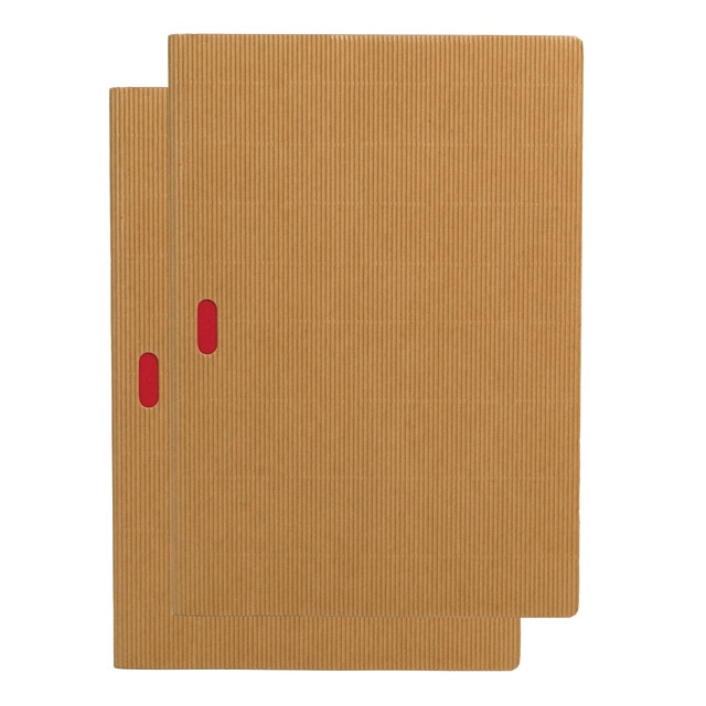 Pack 2 Libretas Rayadas A4 Cahier Ondulo Paper-Oh Natural.