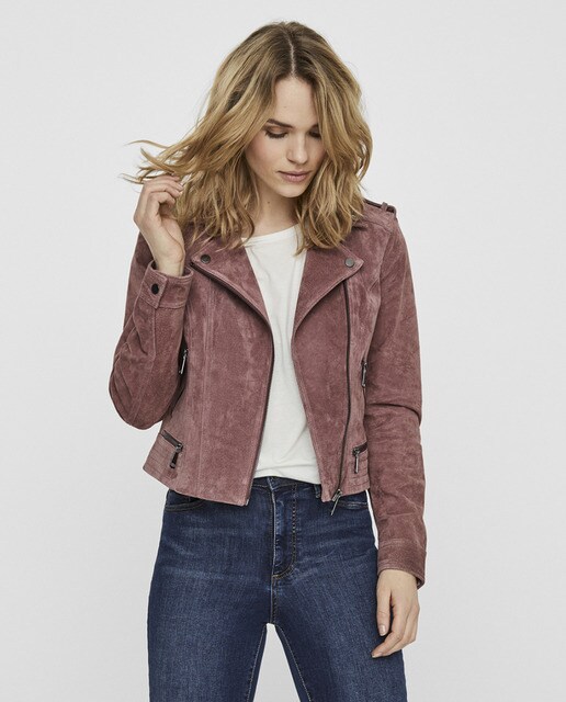 soft suede jacket womens